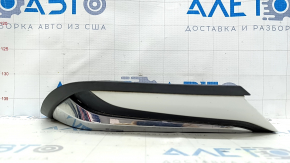 Заглушка глушителя левая Honda Accord 18-22 hybrid с хромом, царапины, трещина, сломано крепление