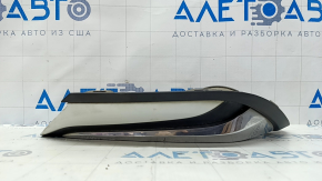 Заглушка глушителя правая Honda Accord 18-22 hybrid с хромом, сломано крепление