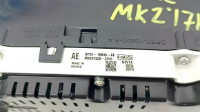 Щиток приборов Lincoln MKZ 17-20 hybrid, 126к, царапины, разбито стекло, сколы