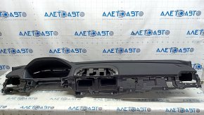 Торпедо передняя панель с AIRBAG Honda Accord 18-22 черная, под проекцию, с накладками