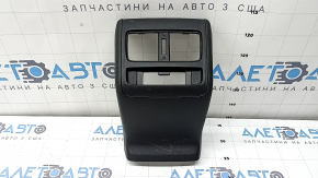 Ornamente consolă centrală spate Honda Accord 18-22 negru, sub conducta de aer, 2 piese, zgârieturi
