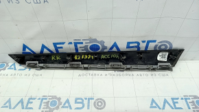 Молдинг обшивки двери карточки задний правый Honda Accord 18-22 под дерево, с хромом