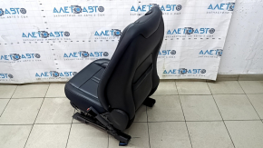 Пассажирское сидение Lincoln MKZ 17-20 без airbag, электрическое, подогрев, вентиляция, кожа черная, трещины в каркасе, вмятины, под чистку