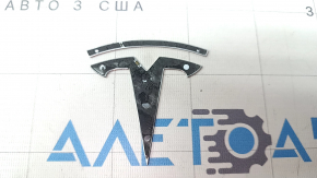 Эмблема значок T капота Tesla Model Y 20-25 золотая, мелкая царапина
