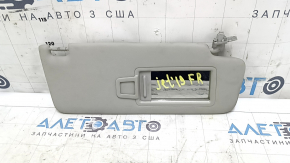 Козырек правый VW Jetta 19-26 серый, с подсветкой, без крючка, сломано крепление, под чистку