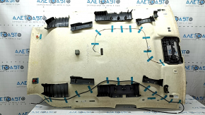 Обшивка потолка Mazda CX-30 20-26 без люка, серая, под чистку, заломы