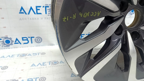 Диск колесный R17 x 7,5J 5*114,3 Honda Accord 18-22 тип 3 hybrid с резонатором 220 Hz, бордюрка, примят датчик