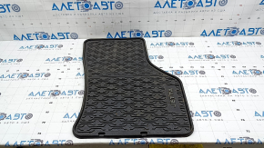 Covor interior față dreapta VW Jetta 19-25 cauciucat negru, pentru curățare