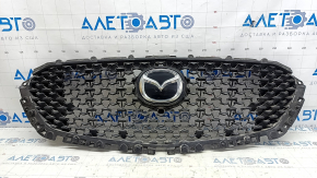 Решетка радиатора grill Mazda CX-30 20-23 с эмблемой, песок, царапина
