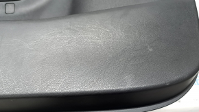 Ornamente ușă față stânga Mazda CX-30 20-23 negru, inserție stofă neagră, cotiera piele neagră, cu mâner, parte inferioară, uzată