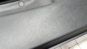 Ornamente ușă față stânga Mazda CX-30 20-23 negru, inserție stofă neagră, cotiera piele neagră, cu mâner, parte inferioară, uzată