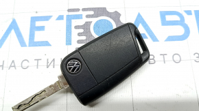 Ключ VW Jetta 20-26 4 кнопки, раскладной, царапины