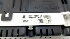 Щиток приборов Ford Fusion mk5 19-20 hybrid, plug-in, 2 дисплея, 72к, царапины, скол