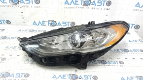 Фара передняя левая Ford Fusion mk5 17-20 галоген, с блоком DRL, скол, царапины
