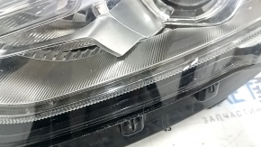Фара передняя левая Ford Fusion mk5 17-20 галоген, с блоком DRL, скол, царапины