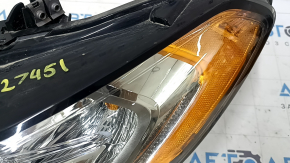Фара передняя левая Ford Fusion mk5 17-20 галоген, с блоком DRL, скол, царапины