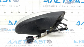 Зеркало боковое правое в сборе Ford Fusion mk5 19-20 5 пинов, BSM, подогрев, серебро, треснут корпус
