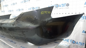 Бампер задний голый Toyota Camry v40 07-11 3.5 графит 1G3 примят, надрывы, сломаны крепления, царапины