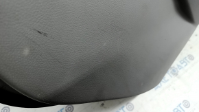 Placă uși spate dreapta Toyota Camry v40 gri, cotiera piele gri, inserție din lemn, plastic alb, zgârieturi, necesită curățare, piele crăpată