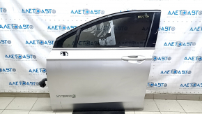 Дверь в сборе передняя левая Ford Fusion mk5 13-20 hybrid, серебро UX, царапины на накладке
