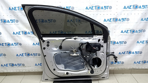 Дверь в сборе передняя левая Ford Fusion mk5 13-20 hybrid, серебро UX, царапины на накладке