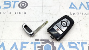 Ключ smart Ford Fusion mk5 17-20 4 кнопки, без автозапуска. потерт