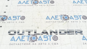 Эмблема надпись OUTLANDER капота Mitsubishi Outlander 22-26 хром