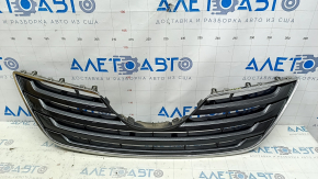 Решетка радиатора grill Toyota Camry v40 07-09 графит, с хромом, песок