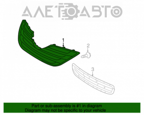 Решетка радиатора grill Toyota Camry v40 07-09 графит, с хромом, песок