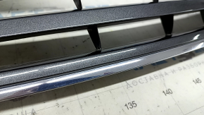 Решетка радиатора grill Toyota Camry v40 07-09 графит, с хромом, песок