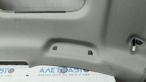 Обшивка потолка Mazda CX-9 16-17 серый, под люк, под чистку, заломы, царапины, вмятина