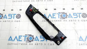 Накладка управления стеклоподъемником передним левым Mitsubishi Outlander 22-26 под карбон