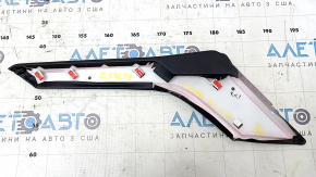 Накладка центральной консоли боковая верхняя левая Mitsubishi Outlander 24-26 кожа черная, расклеилась