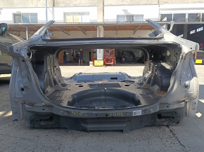 Задняя панель Ford Fusion mk5 13-20 на кузове, серебро