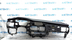Торпедо передняя панель с AIRBAG Mitsubishi Outlander 22-26 черная, ржавый пиропатрон