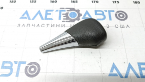 Ручка КПП Toyota Camry v40 07-11 кожа серая, вставка под светлое дерево, царапины