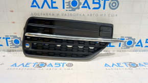 Grila bara fata dreapta Volvo XC90 16-19 cu ornamente cromate pentru senzor de parcare, nou, neoriginal