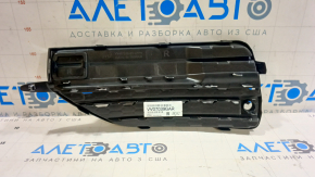 Решетка переднего бампера правая Volvo XC90 16-19 с хром молдингом под парктроник