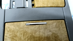 Подстаканник Toyota Camry v40 под светлое дерево, серая накладка, сломано крепление
