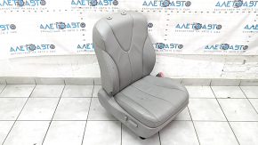 Scaun pasager Toyota Camry v40 07-09 cu airbag, piele gri, electric, încălzit, crăpat, curățat chimic, lovit, plastic albit, zgârieturi
