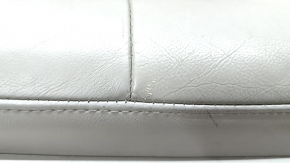 Scaun pasager Toyota Camry v40 07-09 cu airbag, piele gri, electric, încălzit, crăpat, curățat chimic, lovit, plastic albit, zgârieturi