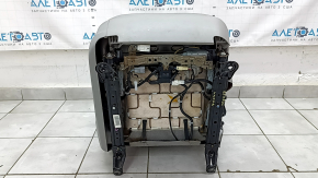 Scaun pasager Toyota Camry v40 07-09 cu airbag, piele gri, electric, încălzit, crăpat, curățat chimic, lovit, plastic albit, zgârieturi