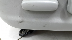 Водительское сидение Toyota Camry v40 07-09 с airbag, кожа серое, электро, подогрев, без подголовника, потрескано, под химчистку, примято, побелел пластик, царапины