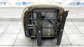 Задний ряд сидений 2 ряд правый Mazda CX-9 16-17 кожа бежевая перфорация, без подголовника, примято, под химчистку,