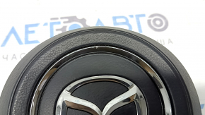 Подушка безопасности airbag в руль водительская Mazda CX-9 16-23 царапины, полез хром