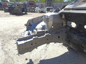 Четверть передняя правая Ford Fusion mk5 17-20 с кронштейном, на кузове, серебро, замята стойка