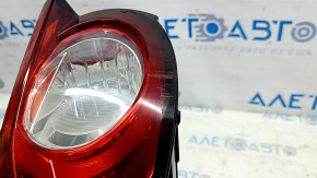 Фонарь внешний крыло левый Mazda CX-9 16-23 без проводки, нет фрагмента, сломаны крепления, пробит корпус, царапины