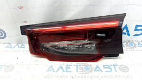 Capac interior portbagaj dreapta Mazda CX-9 16-23 zgârieturi, crăpături în garnitură, în lipici
