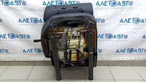Задний ряд сидений 2 ряд правый Mitsubishi Outlander 22-26 без airbag, комбинированная кожа черная серая строчка, повреждение водой