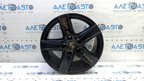 Диск колесный R18 8Jx18H2 ET53 Porsche Cayenne 958 11-14 черный, легкая бордюрка